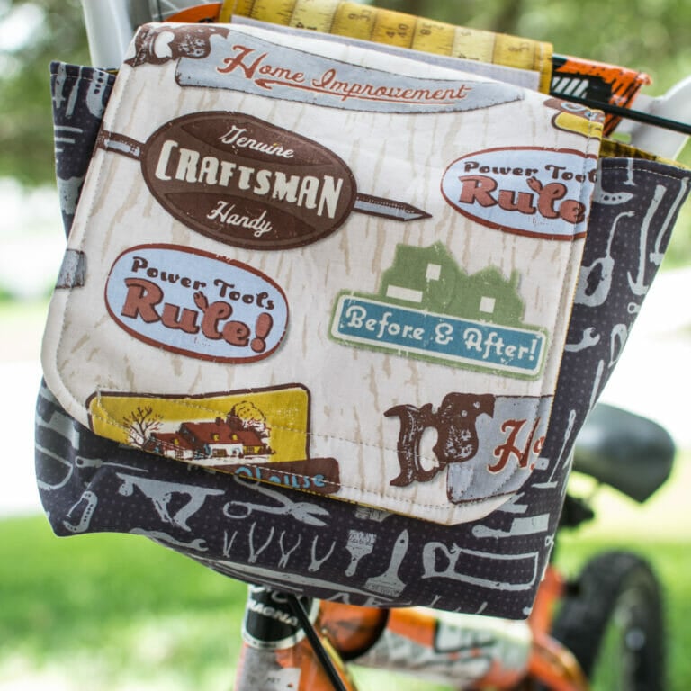 Bike Messenger Bag – Free Sewing Pattern!