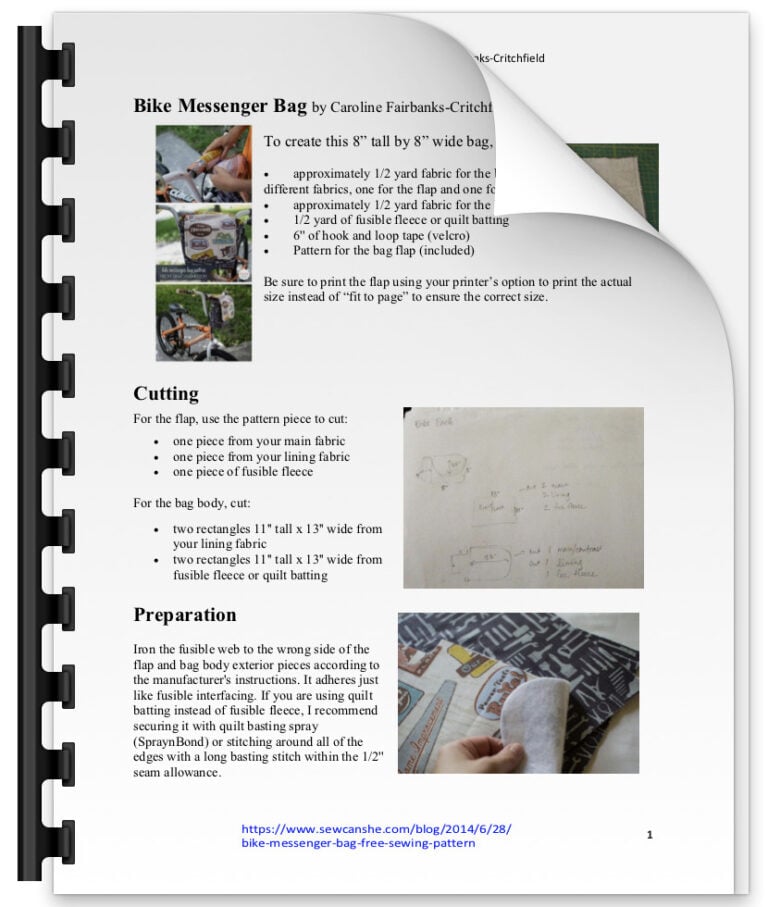 2 SIDED ZIPS OPTIMIZED FOR PRINTING SewCanShe Free Sewing Patterns