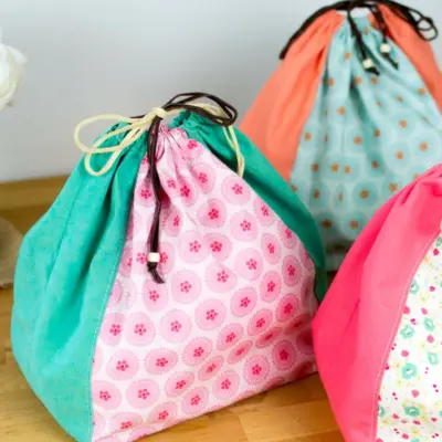 easy drawstring bag pattern