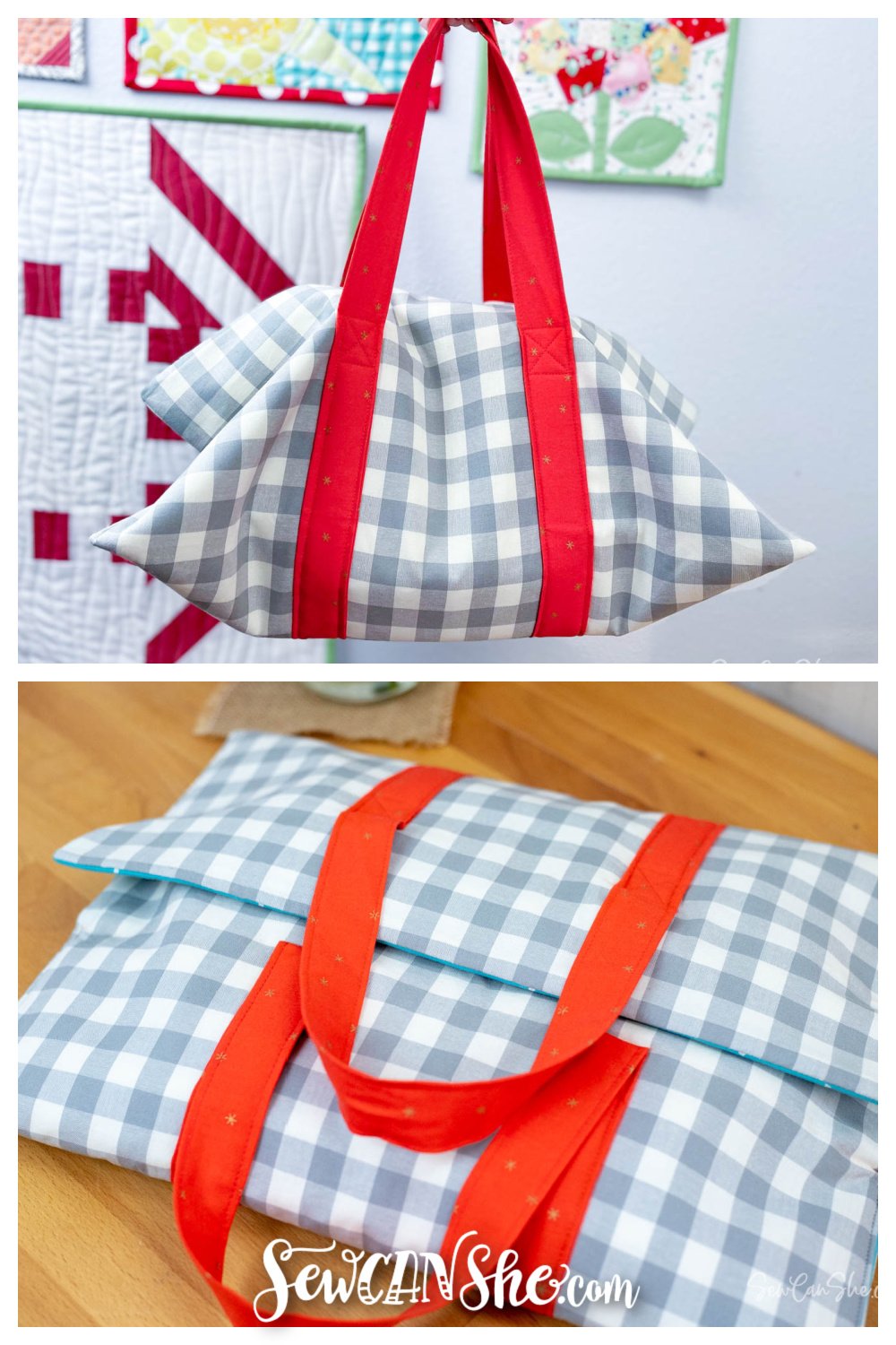 Sew A DIY Casserole carrier Free Pattern with insulated batting
