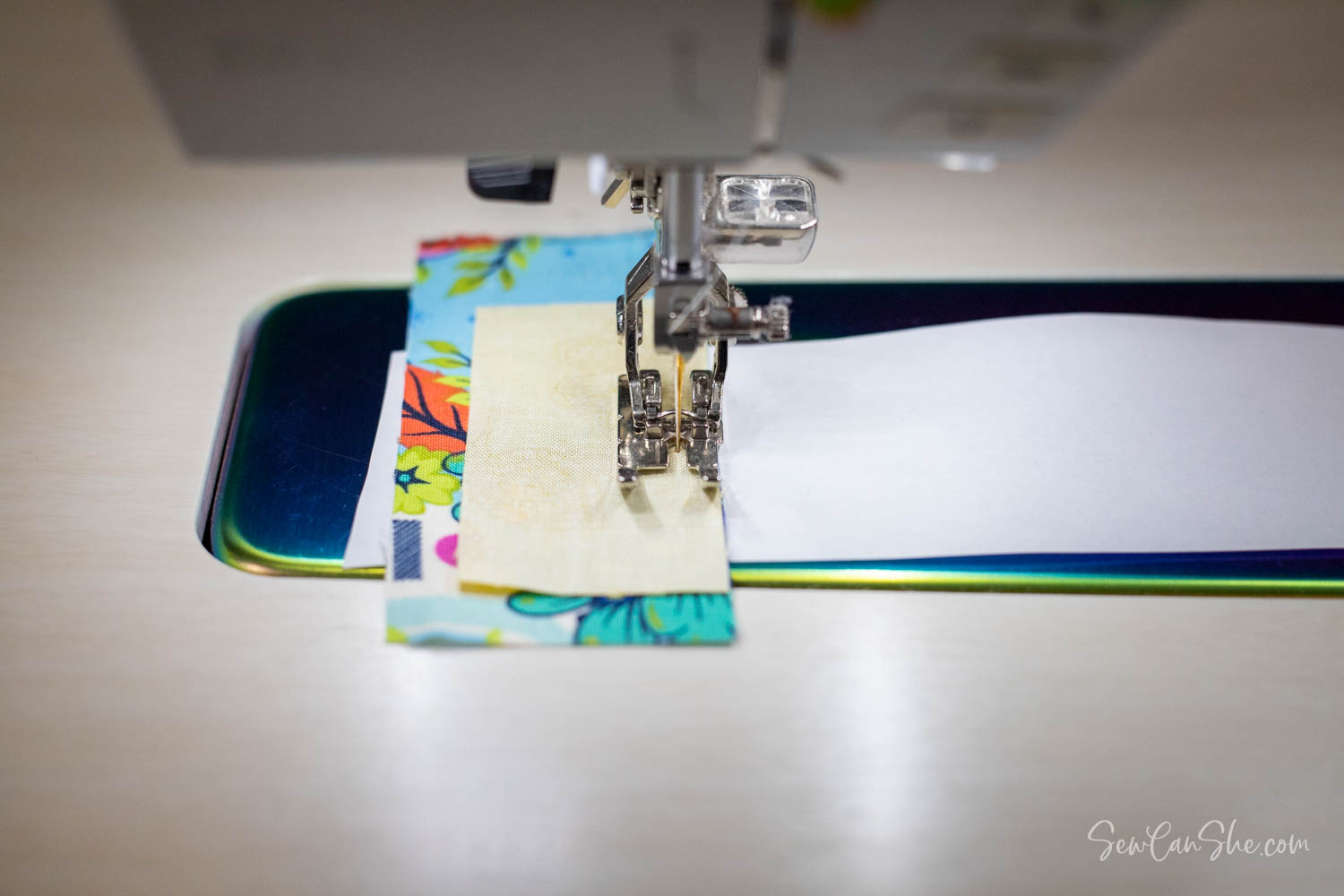 Receipt Roll Scrap Quilt Using Adding machine Paper