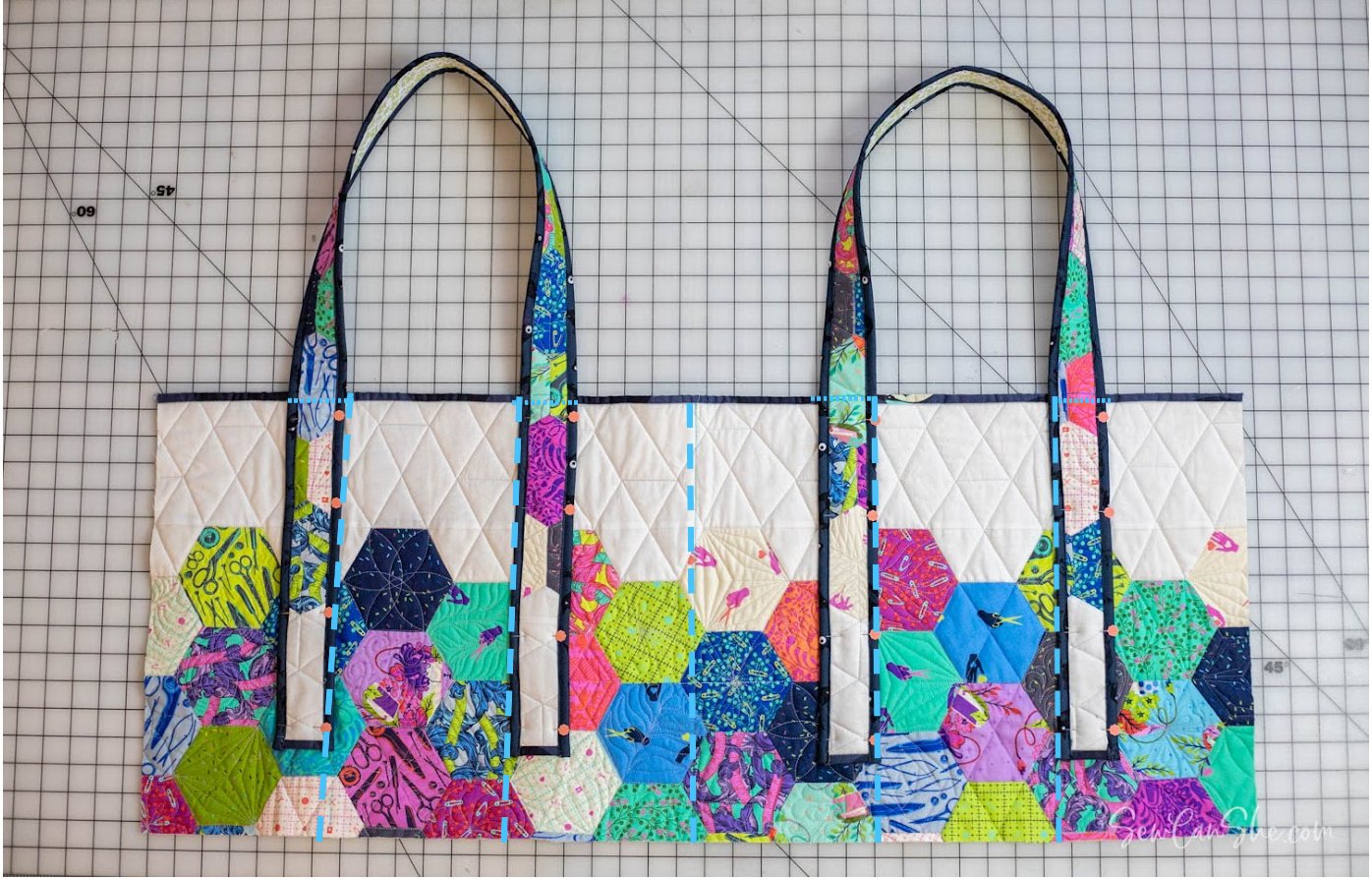 Sew A Big Bag from a Quilt Quilted Bag Tutorial