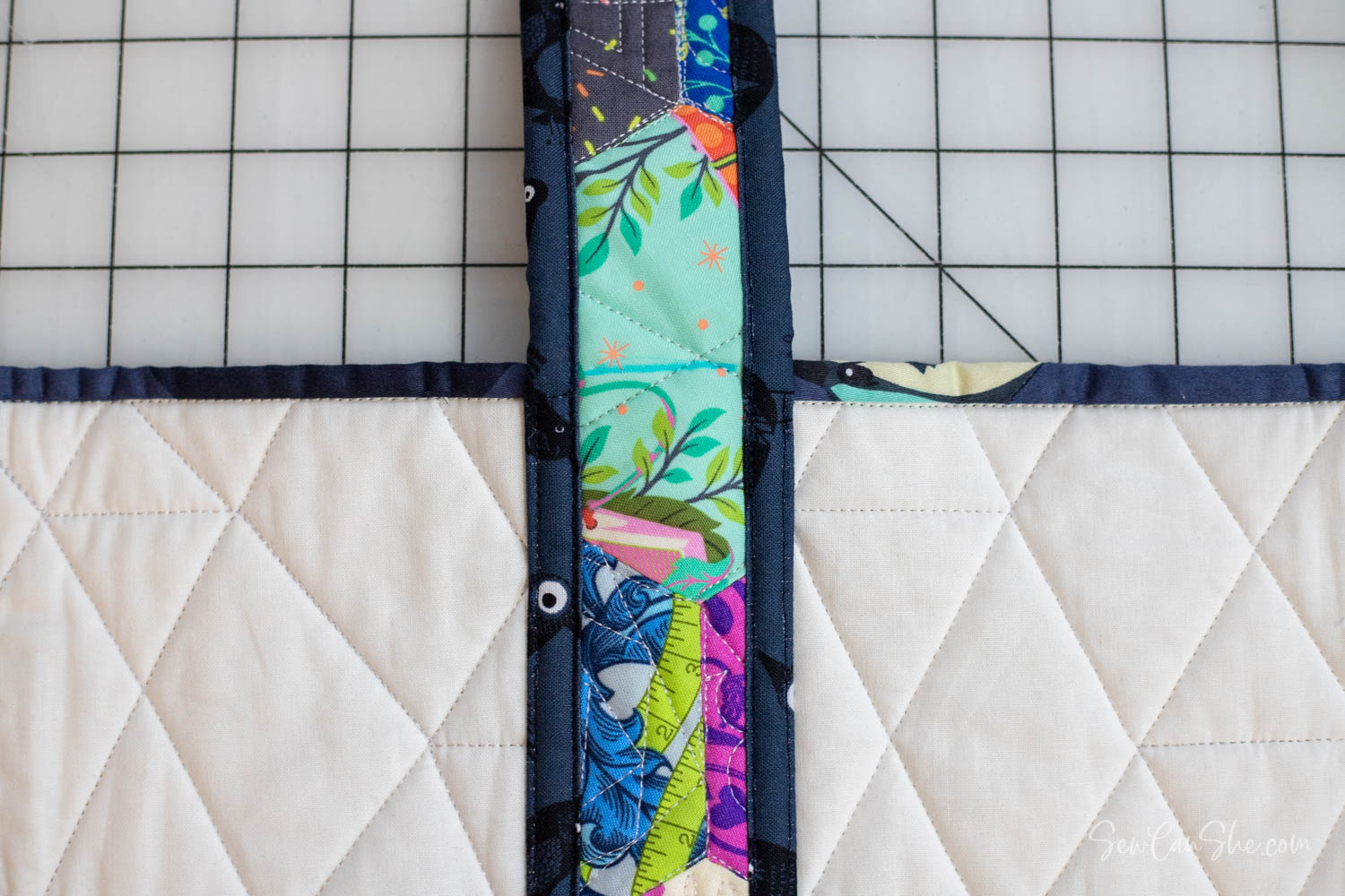 Sew A Big Bag from a Quilt Quilted Bag Tutorial