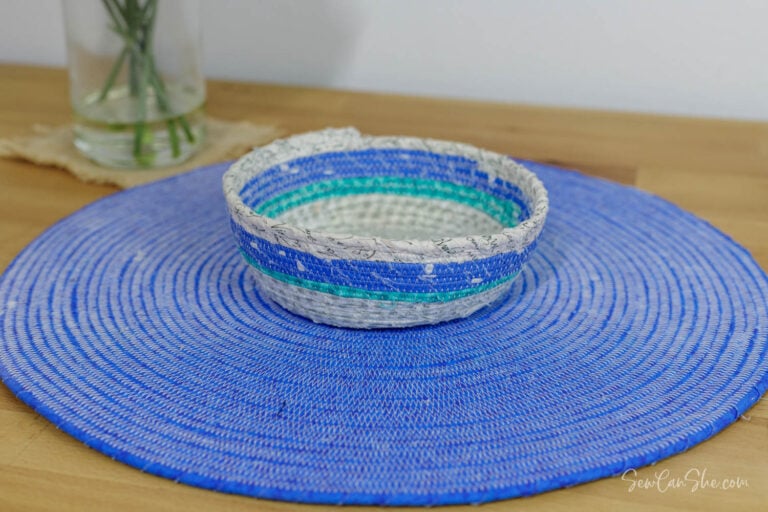 How To Make A Rope Bowl A Step By Step Tutorial Using Scraps!