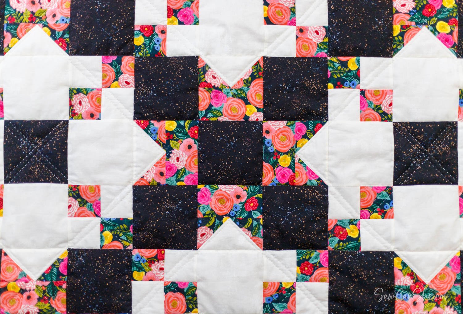 Free 3 Yard Quilt Pattern The Chunky Star Quilt