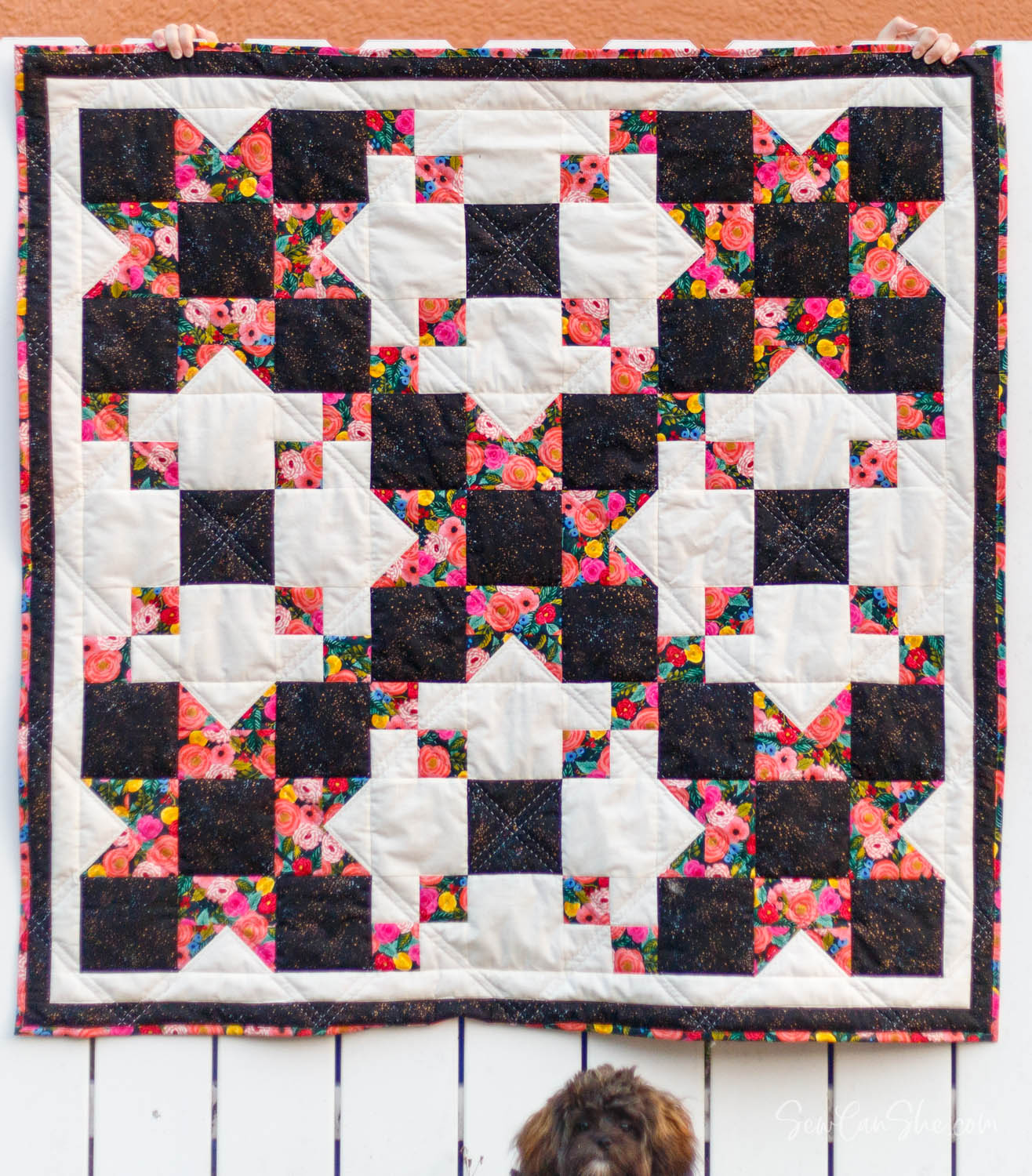 Free 3 Yard Quilt Pattern The Chunky Star Quilt