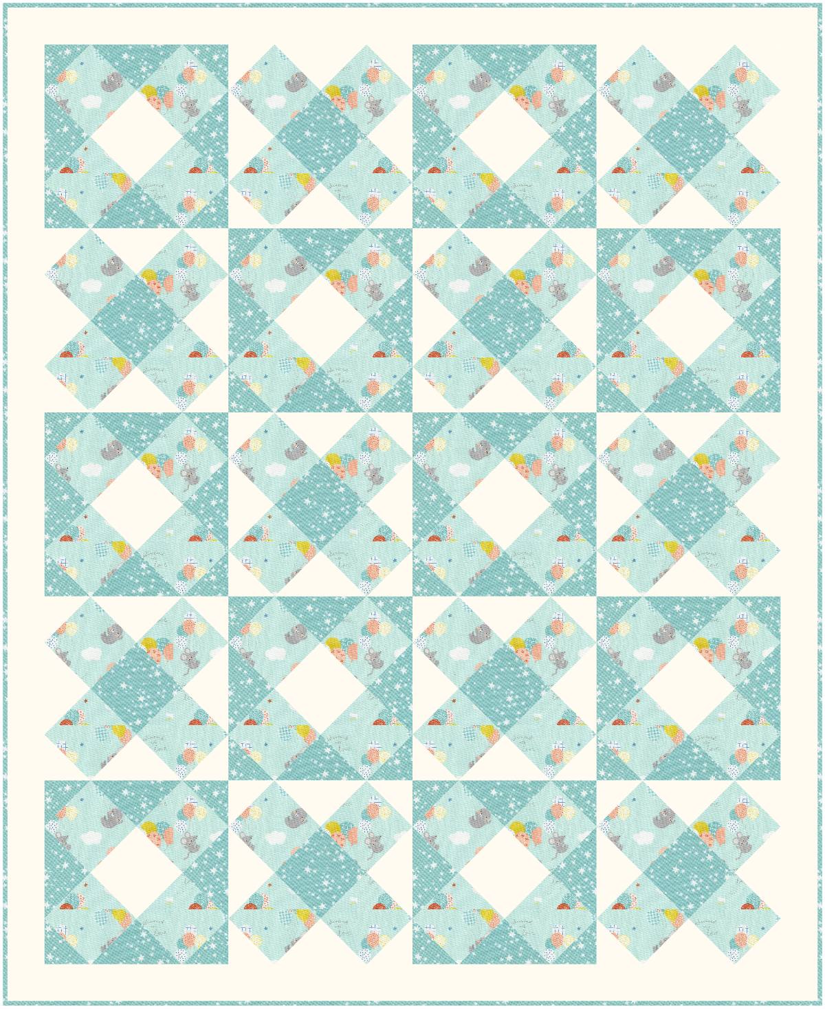 MOSAIC TILES 3 YARD QUILT PATTERN - Image 4