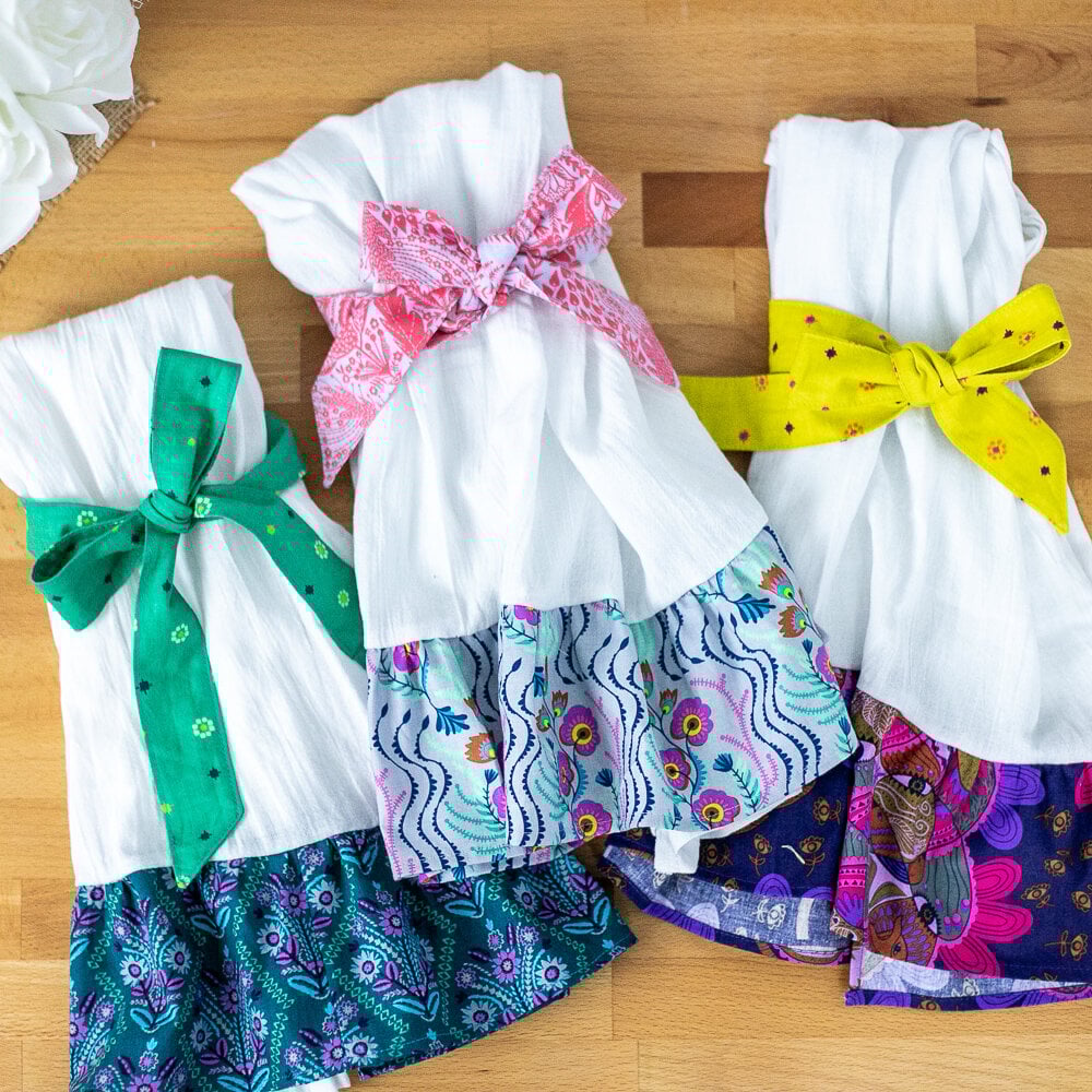 STAY PUT KITCHEN TOWELS SEWING PATTERN