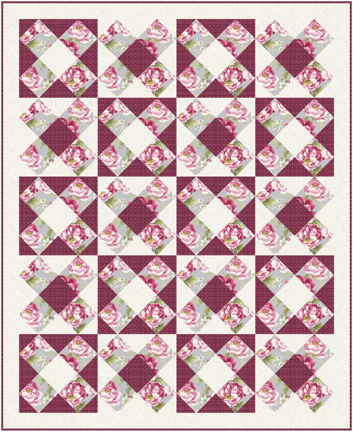 MOSAIC TILES 3 YARD QUILT PATTERN - Image 2