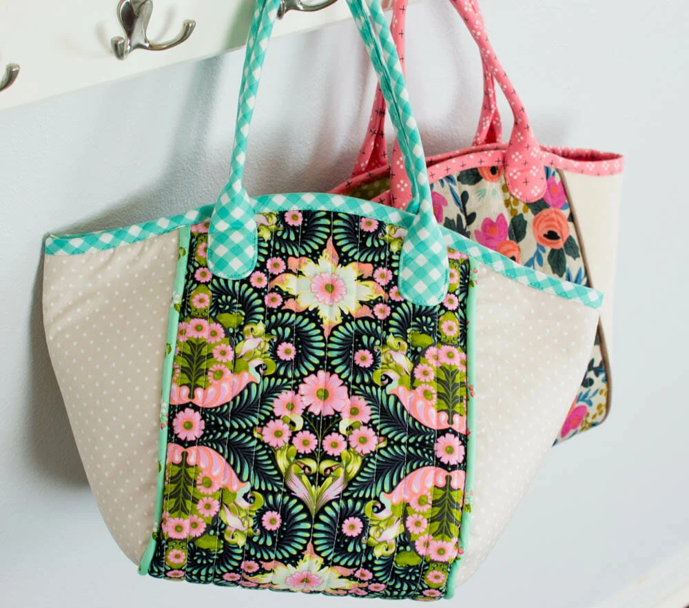 BASKET TOTE SEWING PATTERN FROM SEWCANSHE