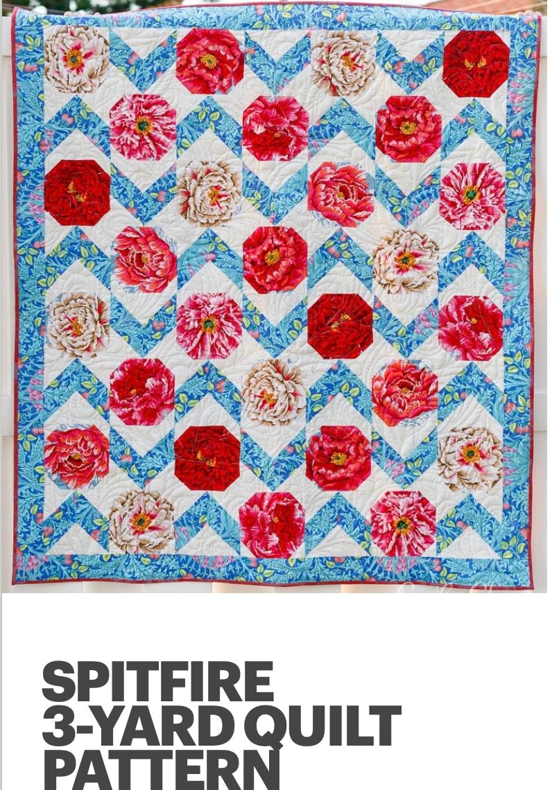 SPITFIRE 3-YARD QUILT PATTERN
