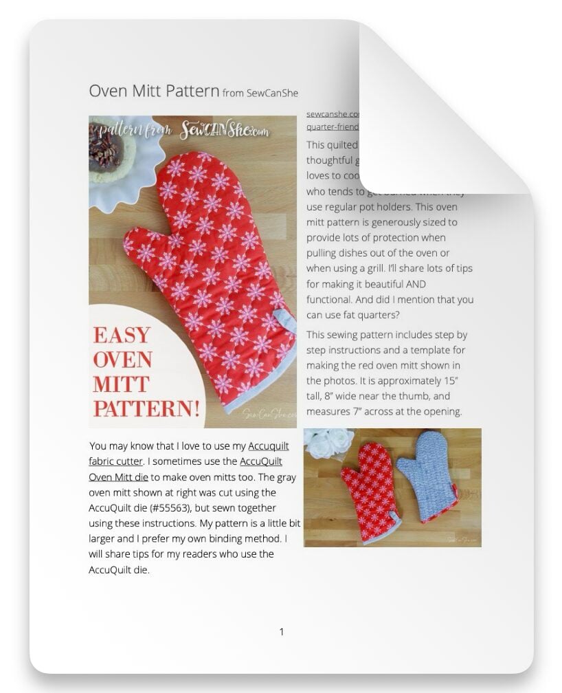 Image of PDF sewing pattern