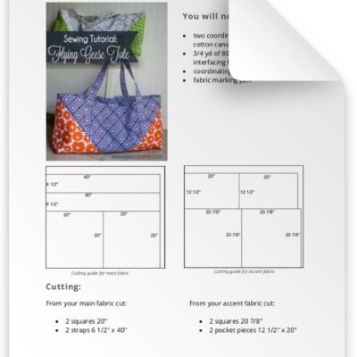 Image of PDF sewing pattern
