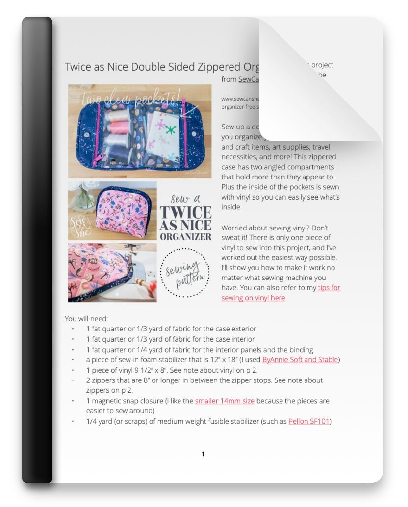 Image of PDF sewing pattern