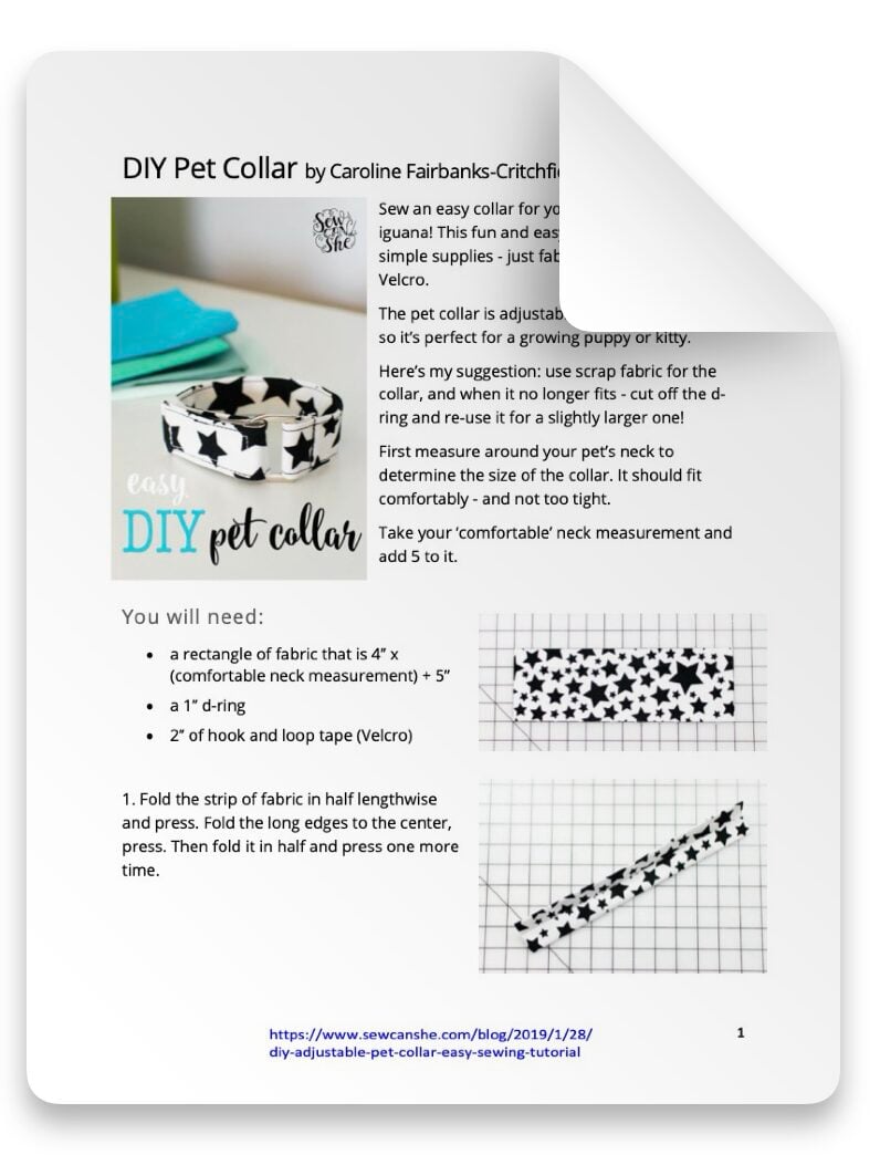 Image of PDF sewing pattern