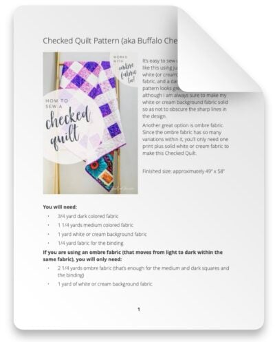 Image of PDF sewing pattern