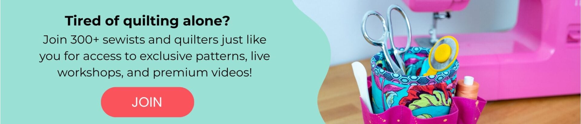 Join community for quilting and sewing