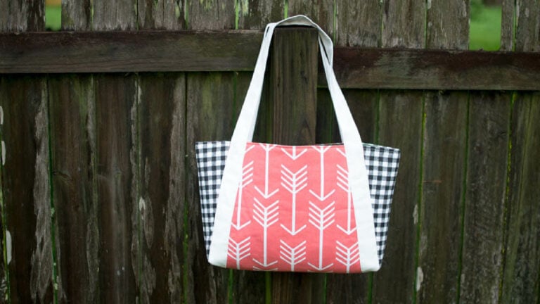 The Picnic Tote: free sewing pattern