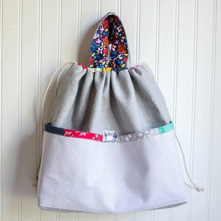 Japanese Style Knock Off Patchwork Tote Bag – free sewing tutorial