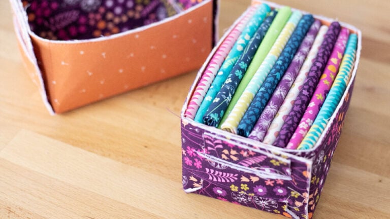 30 Free Basket Sewing Patterns to Hold All Your Things!