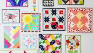 mini quilt wall