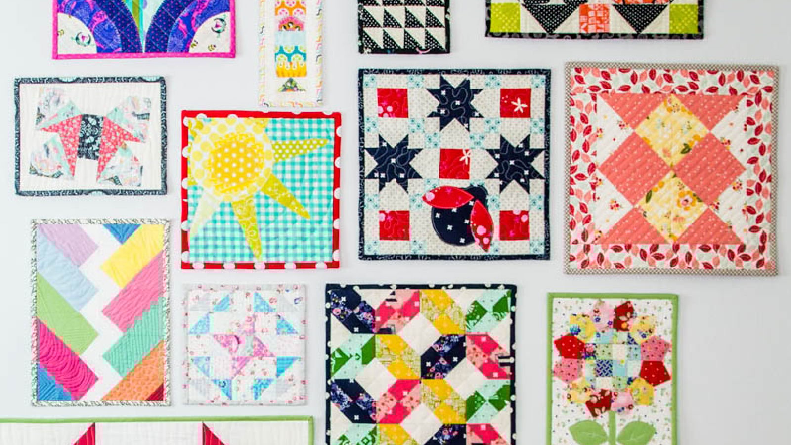 mini quilt wall