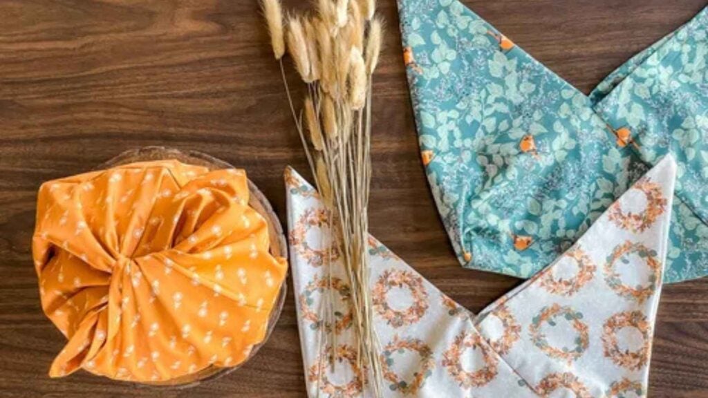 foldable fabric bread bags for the kitchen
