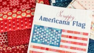 Scrappy Americana Patriotic Quilt by Fat Quarter Shop