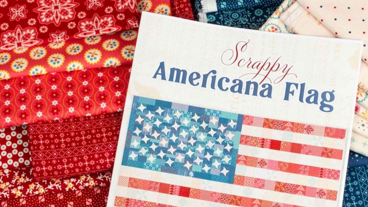 Scrappy Americana Patriotic Quilt by Fat Quarter Shop